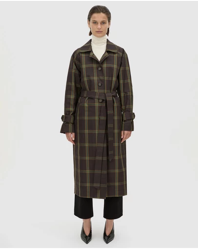C&M CAMILLA AND MARC - Winton Check Trench Coat