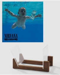 Universal Music - Nirvana Nevermind - Vinyl Album & Crosley Record Storage Display Stand