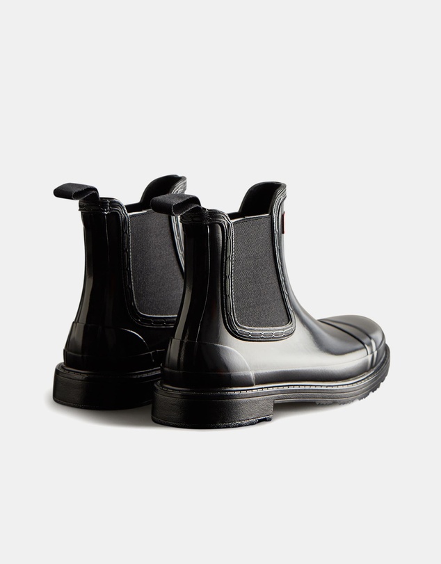 Hunter - Commando Chelsea Gloss Boots - Women's