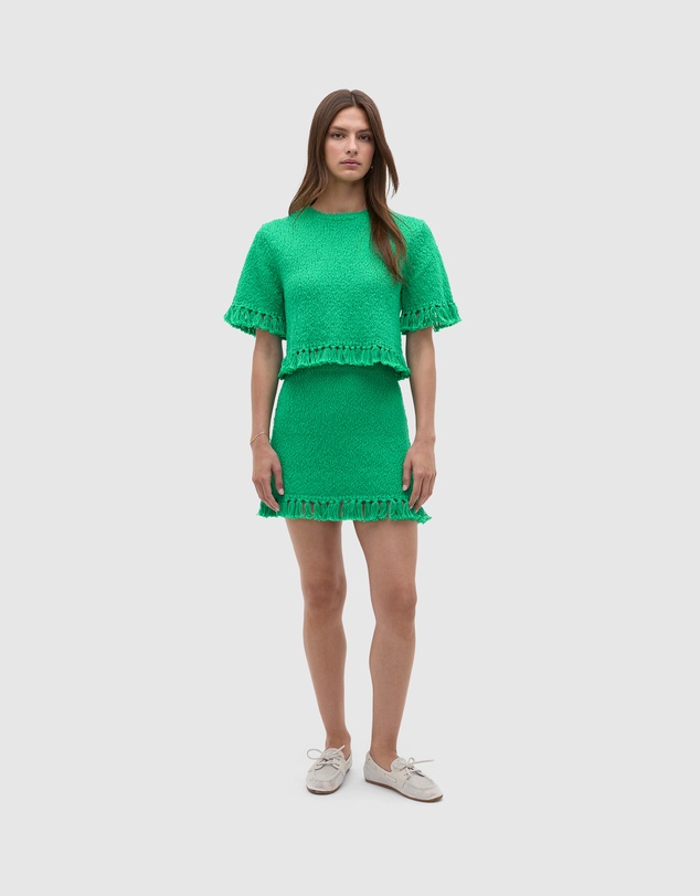 Seed Heritage - Boucle Tassel Mini Skirt