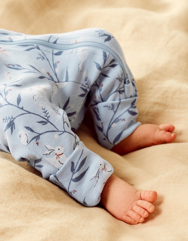 Wilson & Frenchy - Organic Zipsuit With Feet - Babies