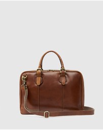 Republic of Florence - The Madrid Matt Brown Briefcase