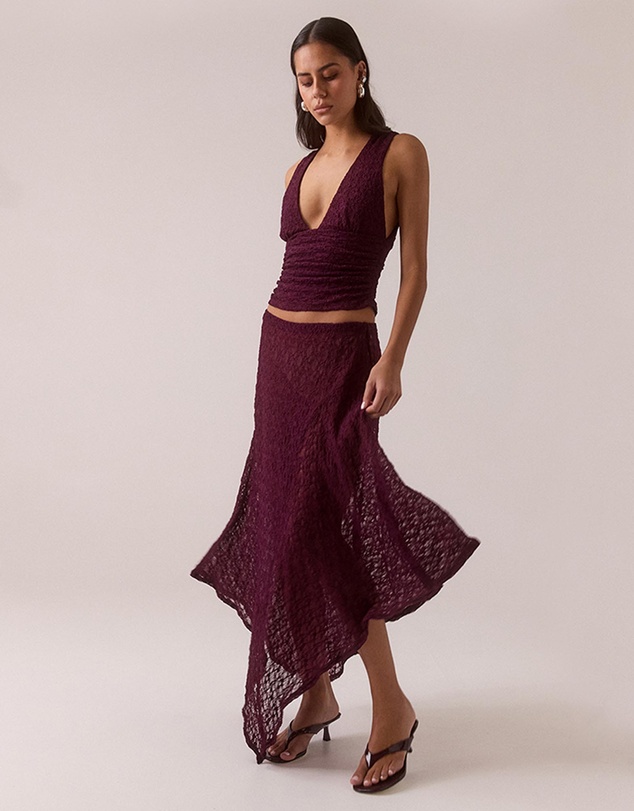 SOVERE - Aaila Lace Skirt