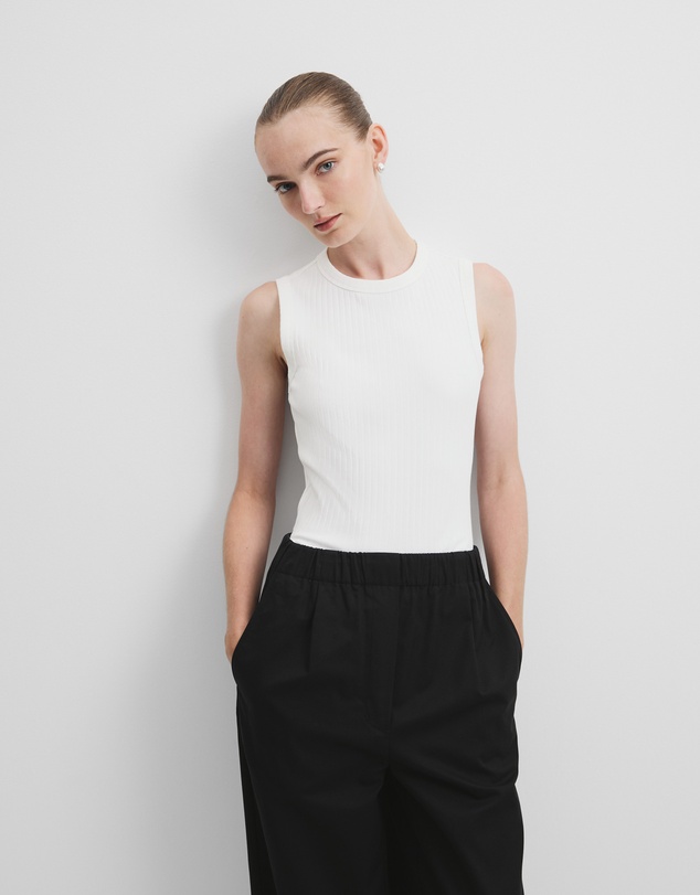 Country Road - Australian Cotton Blend Fitted Rib Tank