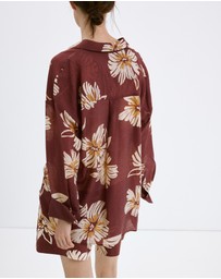 M.N.G - Printed Lyocell Shirt