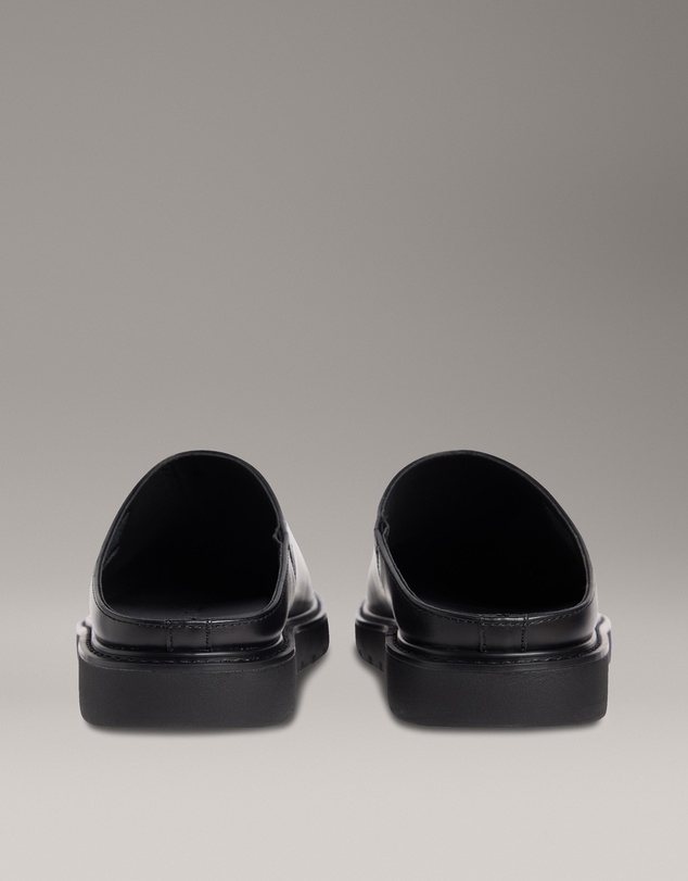 Calvin Klein - Square Leather Mules