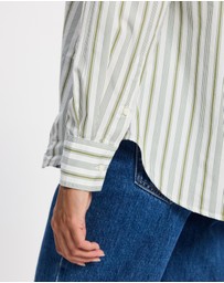 R.M.Williams - Hopeland Poplin Stripe Shirt