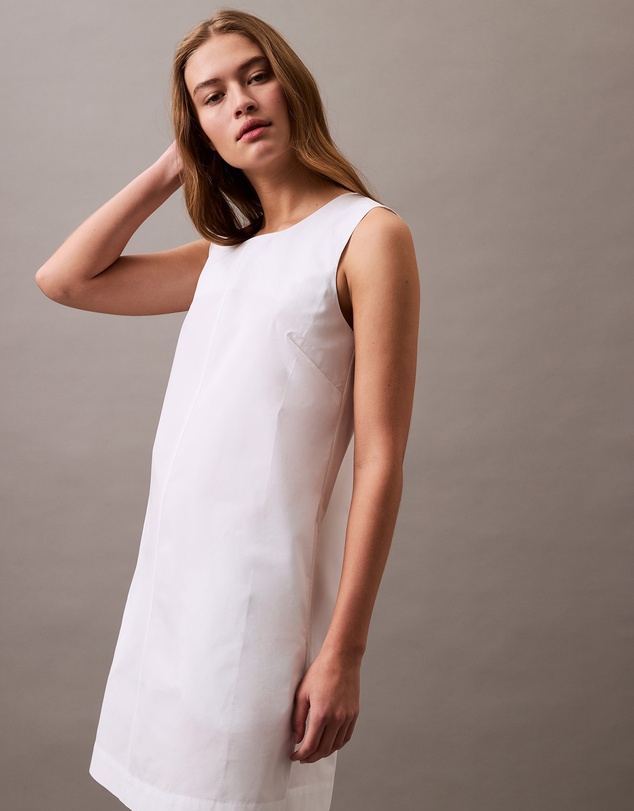 Calvin Klein Jeans - Cotton Poplin Sleeveless Mini Dress