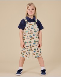 Goldie + Ace - Diggers James Pocket Overalls - Babies-Kids