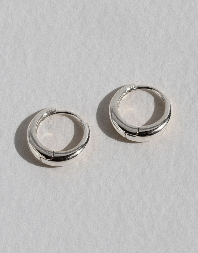 SAINT VALENTINE - Positano Mini Hoops - Silver