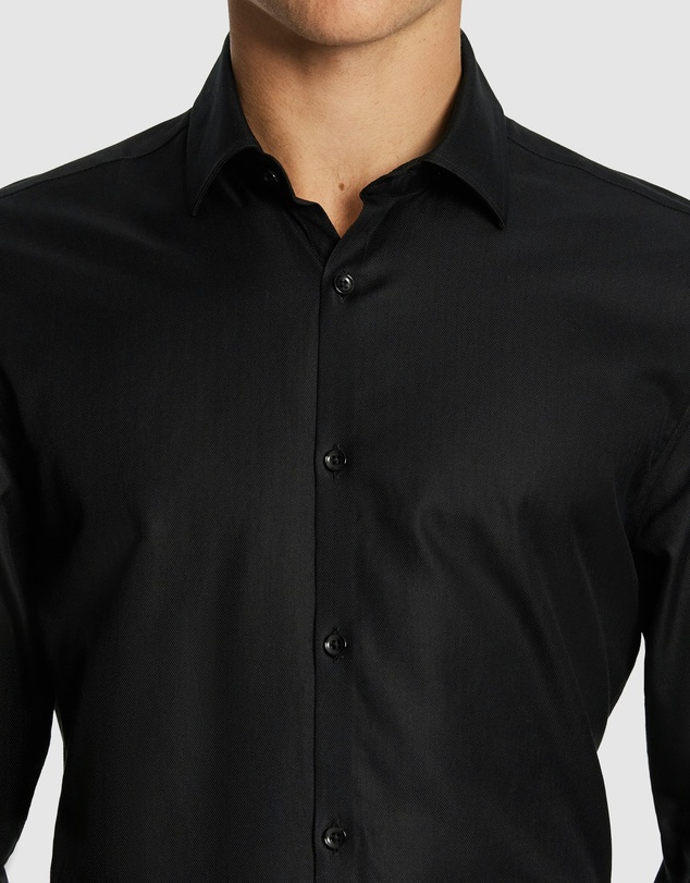 yd. - Monaco Pure Cotton Textured Dress Shirt
