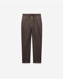 Calibre - Dobby Denim Drawstring Pants Mocha