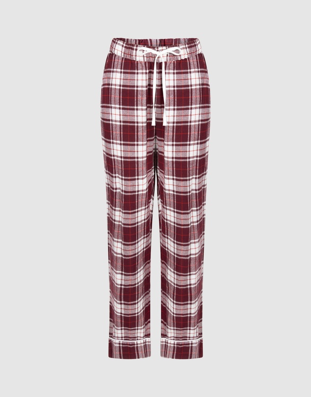 Hunkemoller - Straight Check Flannel Pants