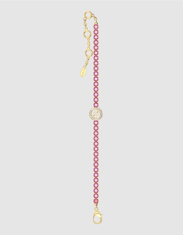 GUESS - Guess 3mm 4G Logo Tennis CZ Bracelet