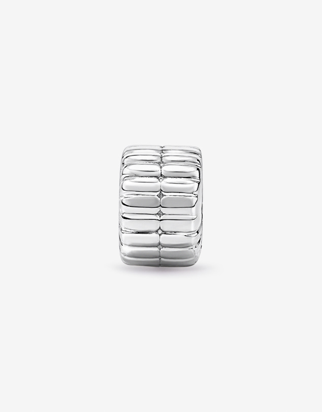 Michael Hill - Ribbed Pendant Spacer in Sterling Silver