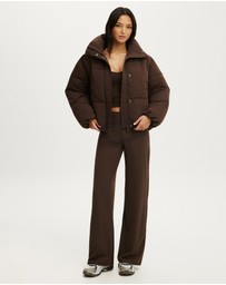 Cotton On Body Active - THE MOTHER PUFFER SOFT TOUCH JACKET