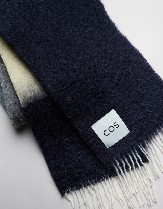 COS - Fringed Mohair Scarf