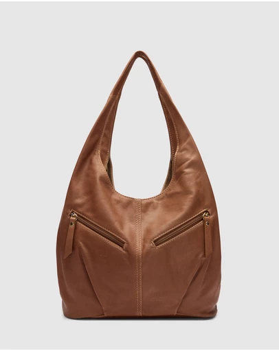 Florence - Catalina Brown Hobo Bag
