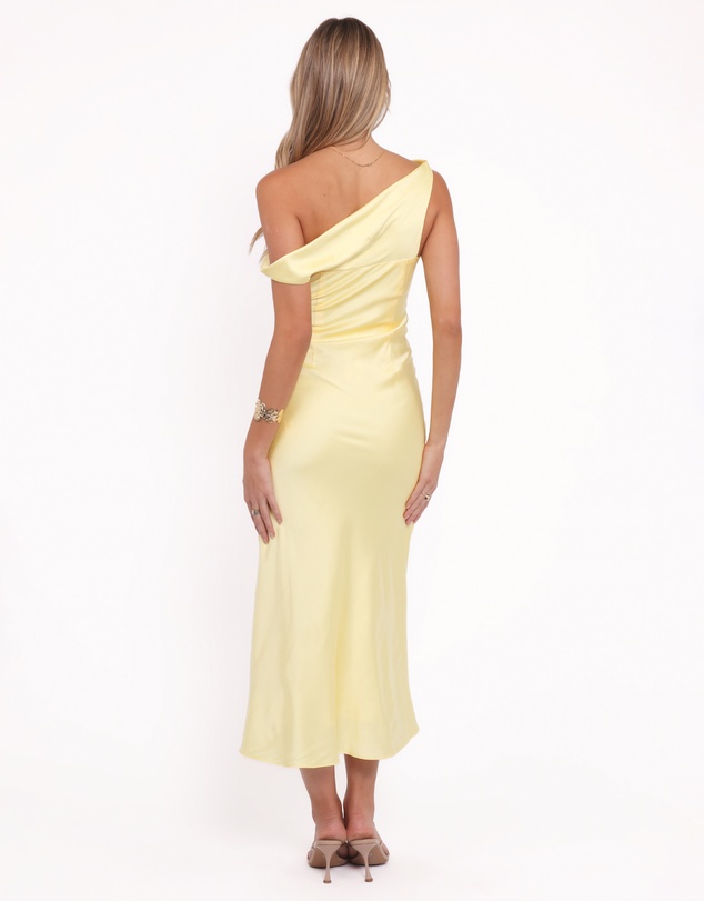 Petal & Pup - Mayfair Midi Dress - Butter Yellow