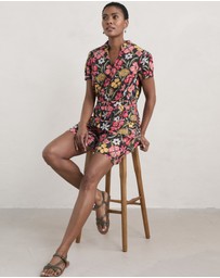 Seasalt - Seasalt Cornwall Multi Stars Align Playsuit