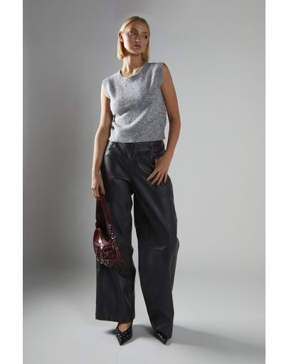DARK GREY PU