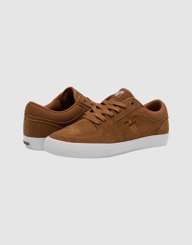 Fallen Footwear - Fallen Footwear Patriot Vulcanized Suede Men Shoes Camel/White