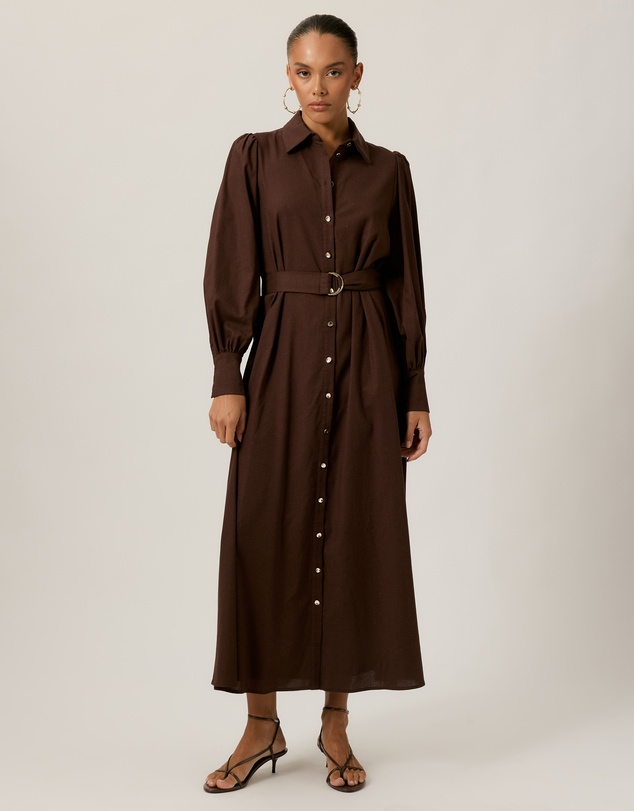 Tussah - Haven Linen Blend Midi Dress