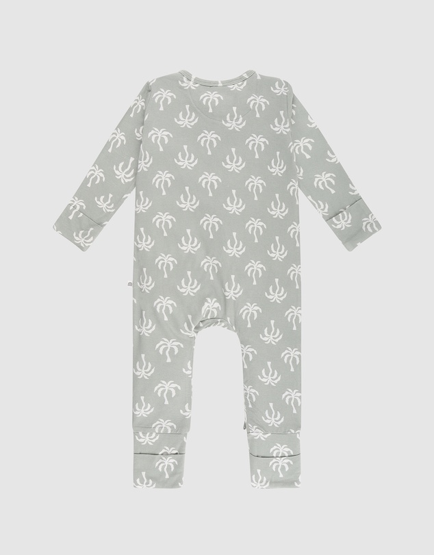 Kynd Baby - Day or Night Onesie in Palm Tree