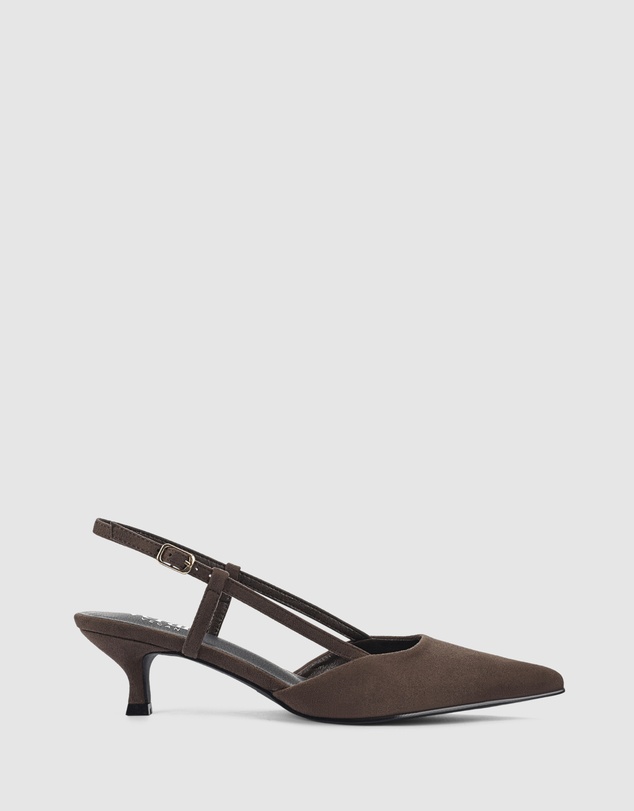 Verali - Lucas Slingback Kitten Heels