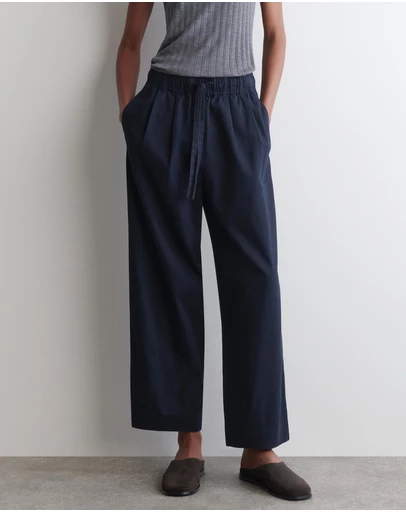 COS - Cotton Tapered Drawstring Trousers