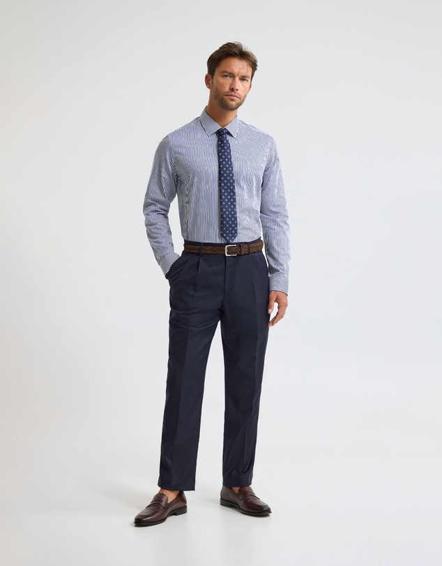 Oxford - Beckton Stripe Slim Fit Luxury Shirt