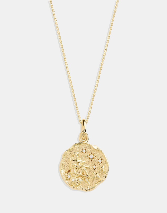 By Charlotte - She Is Sagittarius Zodiac Necklace