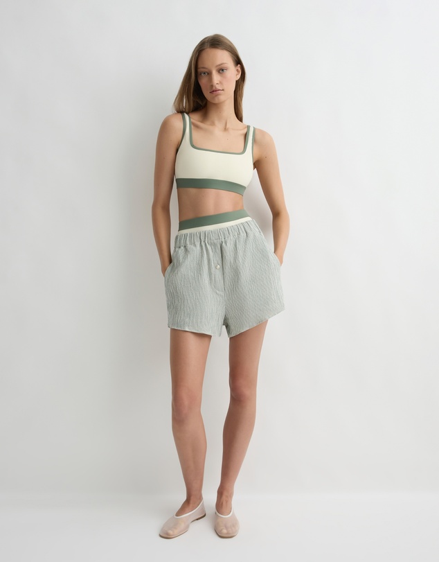 BONDI BORN - Hayden Bikini Top - Sage (Sculpteur®)
