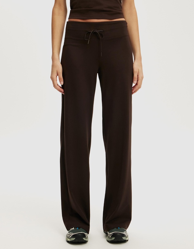 Cotton On Body Active - Ultra Soft Tie Front Wide Leg Pants