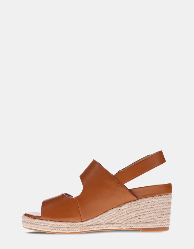 Mia Vita - Deanne Wedge Sandal - Tan