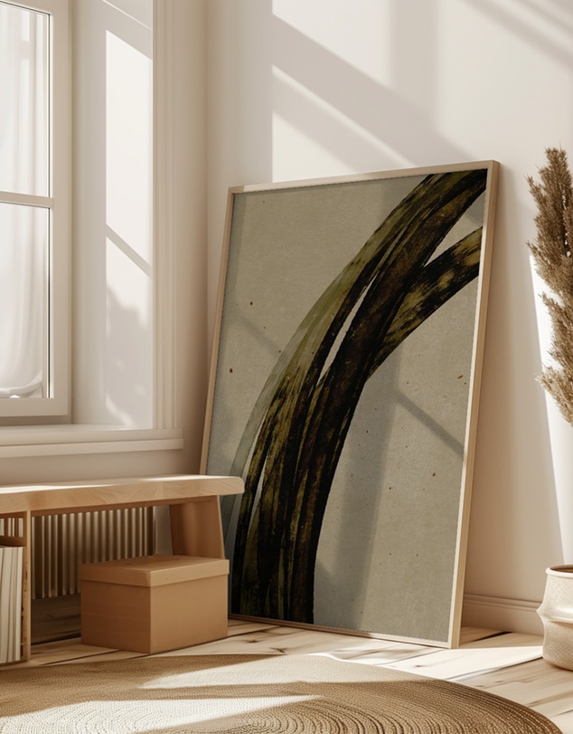 Olive et Oriel - Jungle Strokes by Treechild Art Print