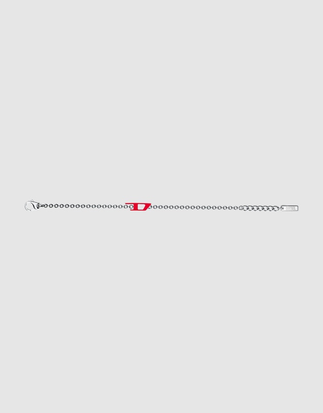 Diesel - D Logo Silver Bracelet
