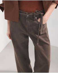 M.N.G - Wide-Leg Jeans With Drawstring
