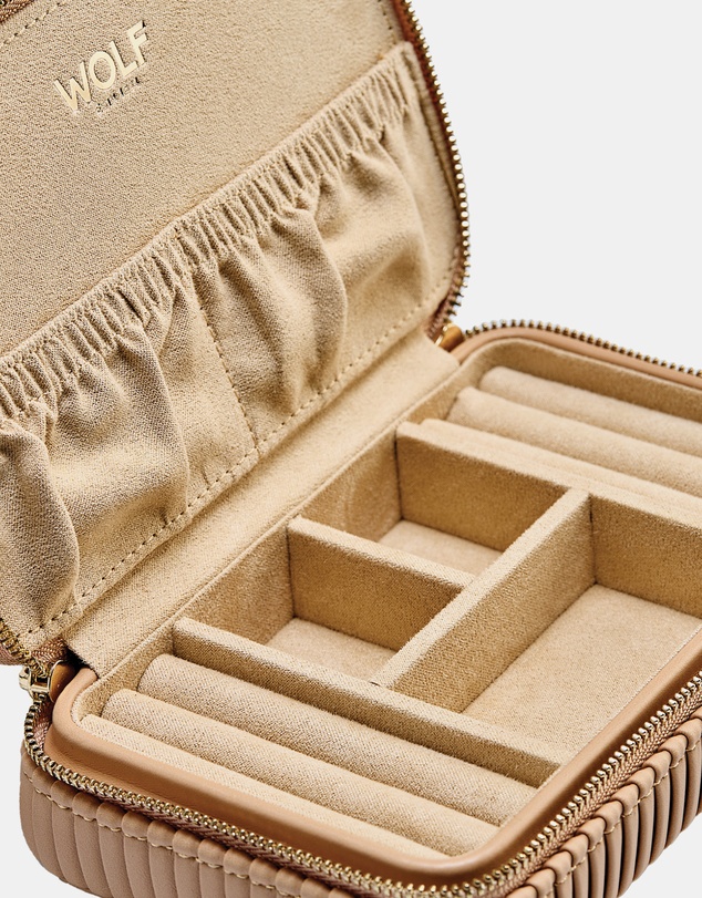 Wolf - Wolf Bella Travel Zip Case Mocha