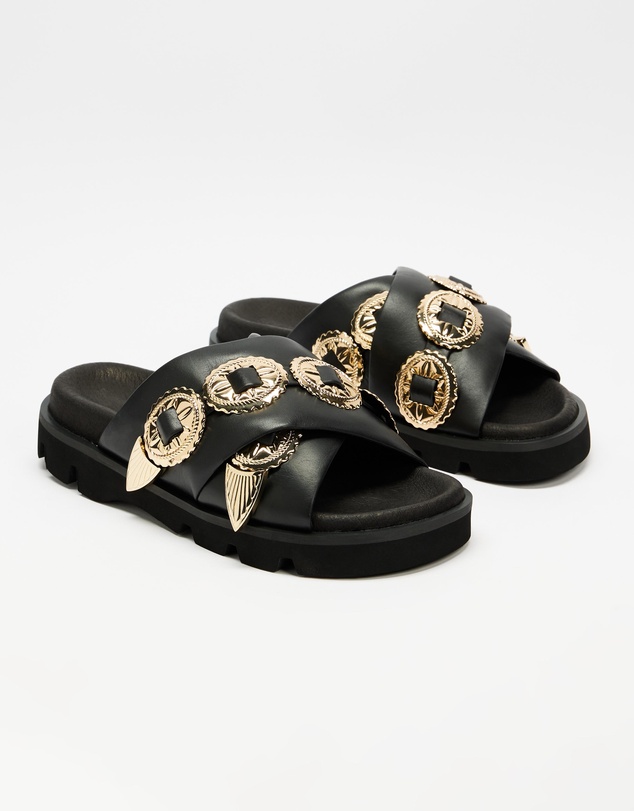 Sol Sana - Concho Footbed Sandals