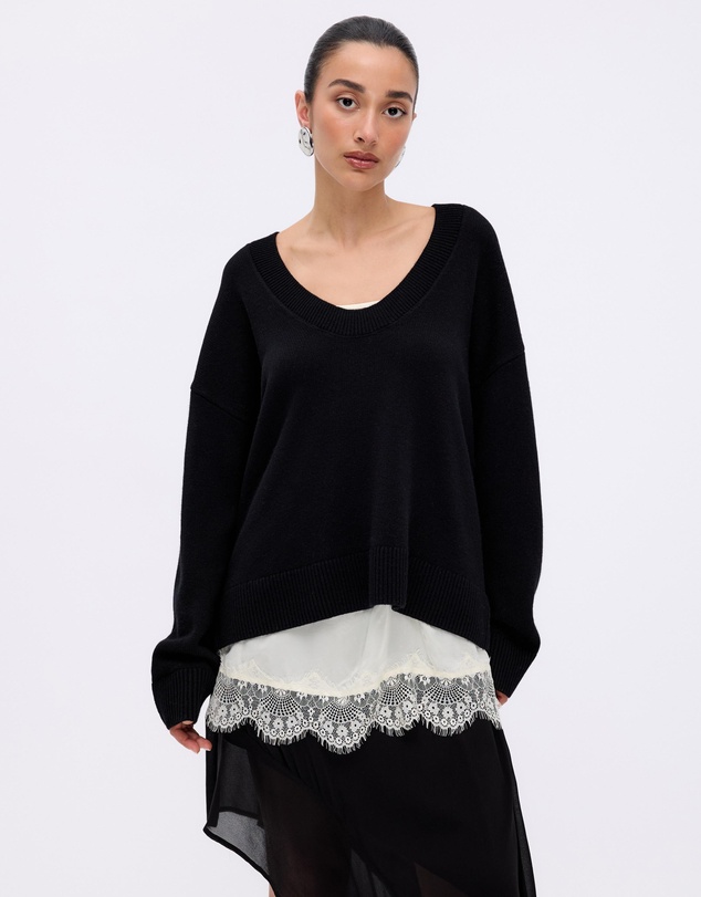 Minima Esenciales - Soren Wool Cashmere Blend Jumper