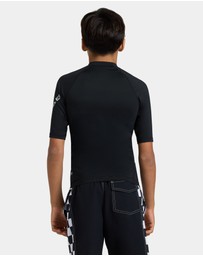 Quiksilver - Boys 8 to 16 All Time Rash Vest