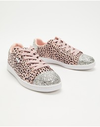 Holster - Stardust Glitter Sneakers - Blush Cheetah - Women's