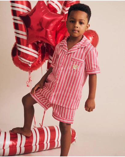 Huxbaby - Christmas Tis The Season Candy Cane Pyjamas - Babies-Kids