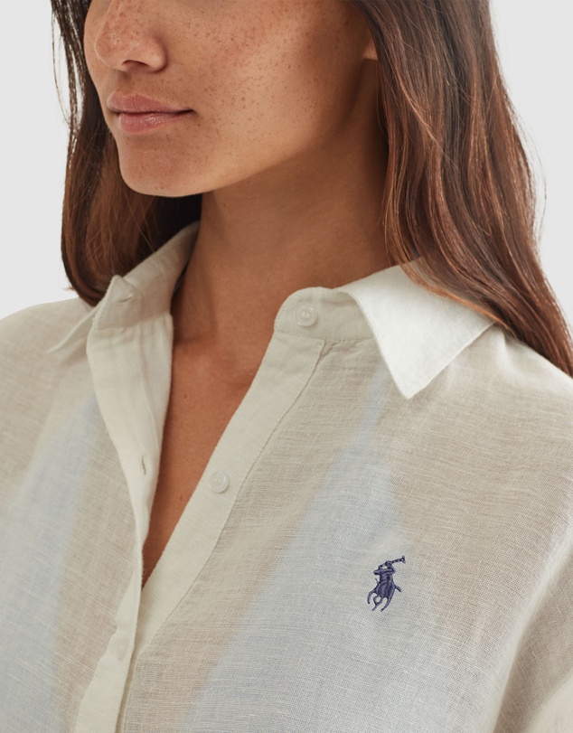 Polo Ralph Lauren - Organic Cotton & Linen Oversized Beach Shirt