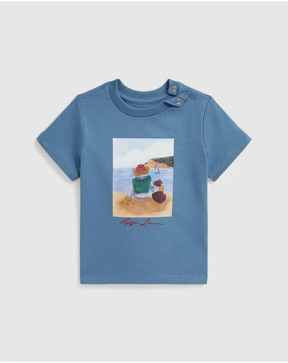 Polo Ralph Lauren - Polo Bear Cotton Jersey Tee - Kids