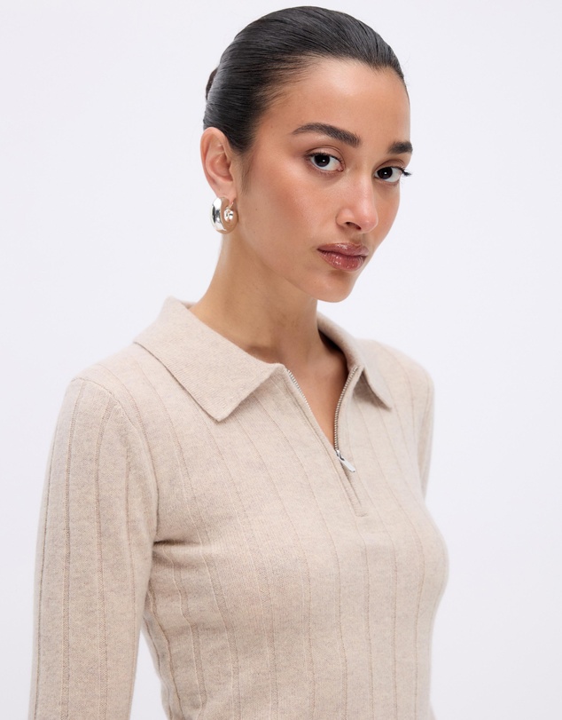 Minima Esenciales - Vali Merino Wool Knit Polo