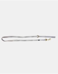 Mog & Bone - Classic Hemp Lead - Mocha Wave print