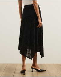 Atmos&Here - Evelise Burnout Midi Skirt