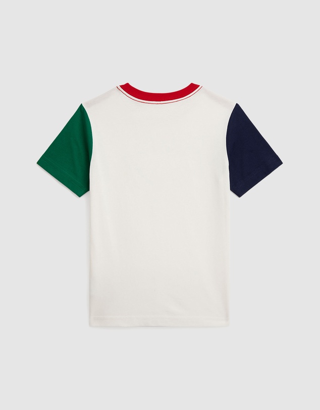 Polo Ralph Lauren - Logo Color-Blocked Cotton Tee - Kids